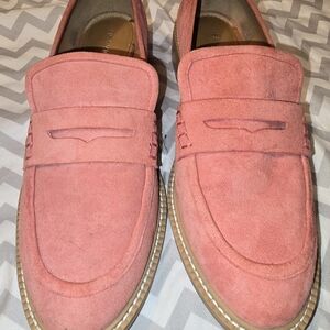 Suede loafers